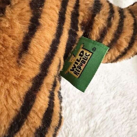 Wild Republic Cuddlekins Tiger Cub Plush Toy Stuffed Animal Realistic Zoo Toy - Picture 5 of 6
